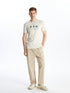 LC Waikiki Crew Neck Short Sleeve Printed Combed Cotton Men's T-shirt